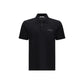Black Cotton Polo Shirt