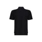 Black Cotton Polo Shirt