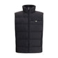 Black Recycled Polyamide Sleveless Jacket