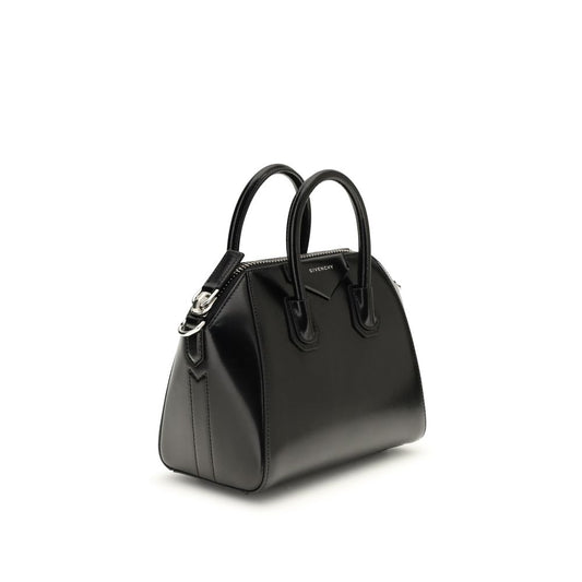 Black Calf Leather Bos Taurus Handbag