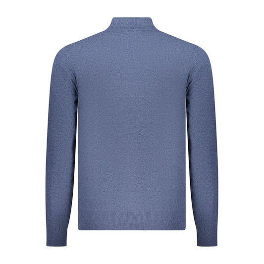 Blue Polyester Sweater