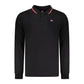 Black Cotton Men Polo Shirt