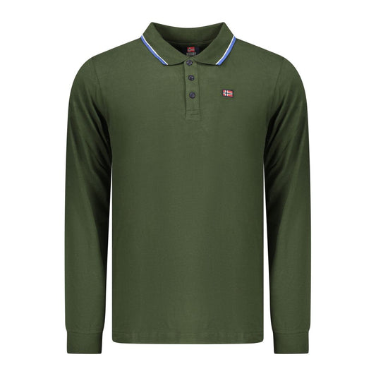 Green Cotton Polo Shirt