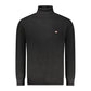 Black Polyester Men Sweater