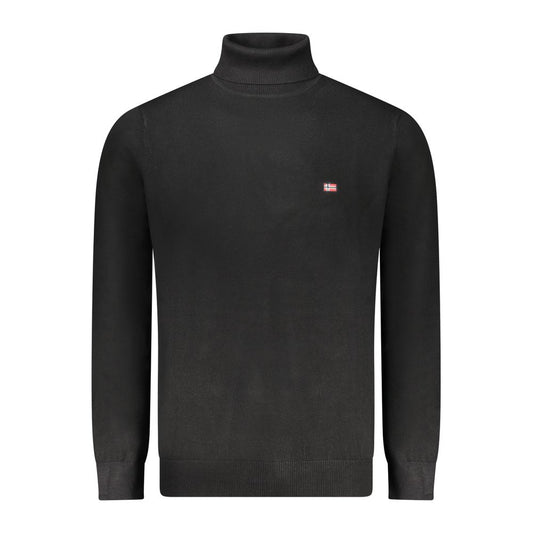 Black Polyester Sweater