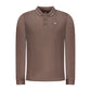 Marrone Cotton Men Polo-Shirt
