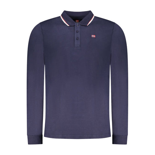 Blu Cotton Mens Polo Shirt