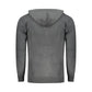 Grigio Poliammide Men's Cardigan