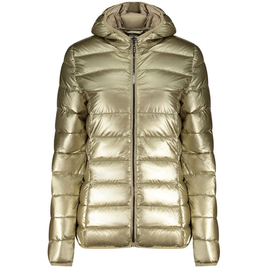 Gold Polyamide Women Jacket