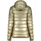 Gold Polyamide Women Jacket