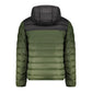 Green Polyamide Men Jacket