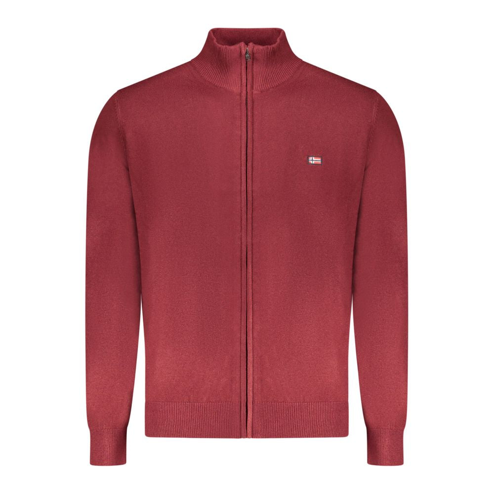 Rosso Polyamide Men Cardigan