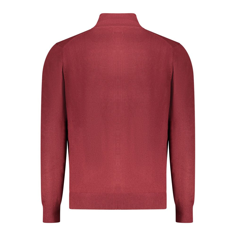 Rosso Polyamide Men Cardigan