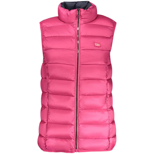 Pink Polyamide Women Jacket