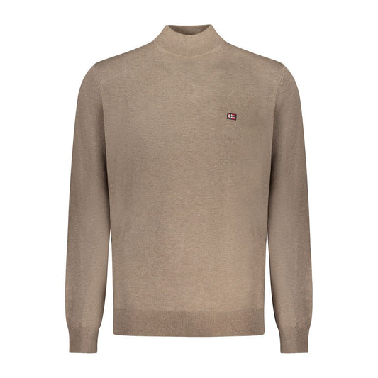 Marrone Wool Men Sweater