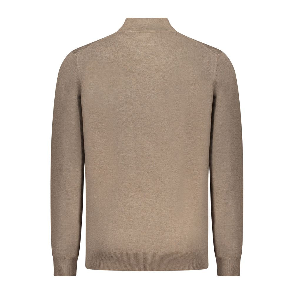 Marrone Wool Men Sweater