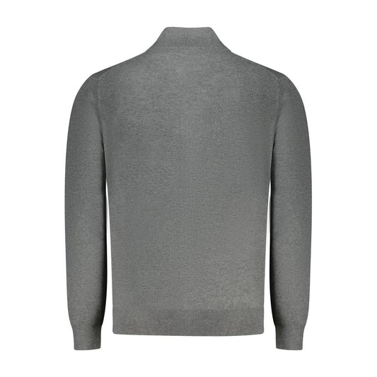 Grigio Polyamide Men Cardigan