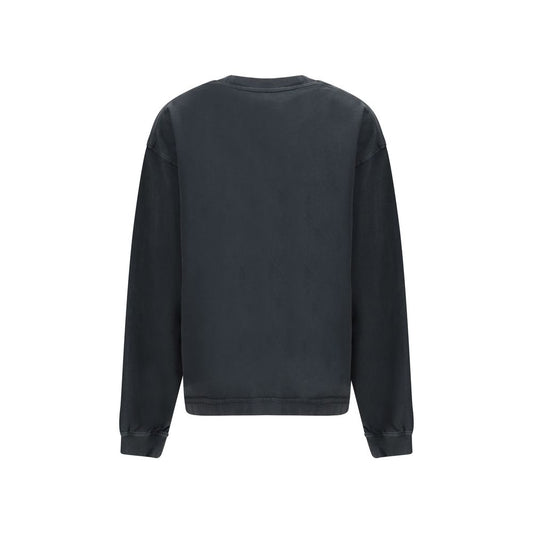 Black Cotton Sweatshirt
