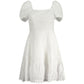 White Cotton Casual Dress
