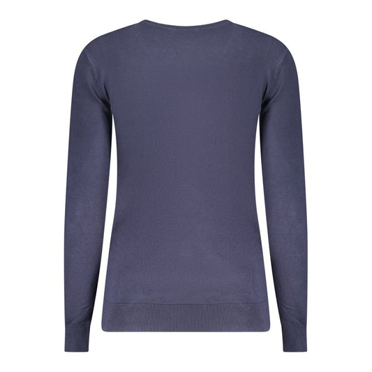 Blu Viscose Women Sweater