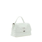 White Calf Leather Bos Taurus Shoulder Bag