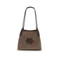 Brown Pvc Shoulder Bag