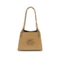 Beige Calf Leather Bos Taurus Shoulder Bag