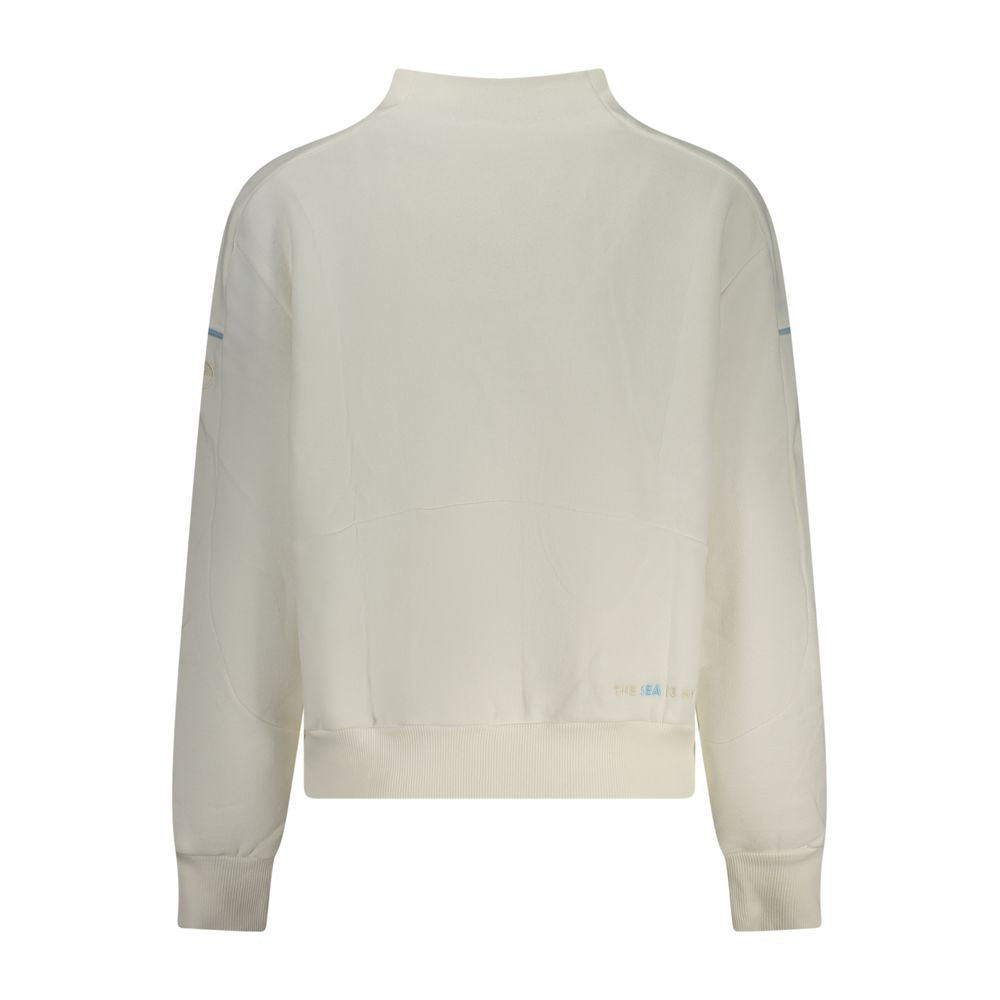 Bianco Cotton Women Sweatshirt