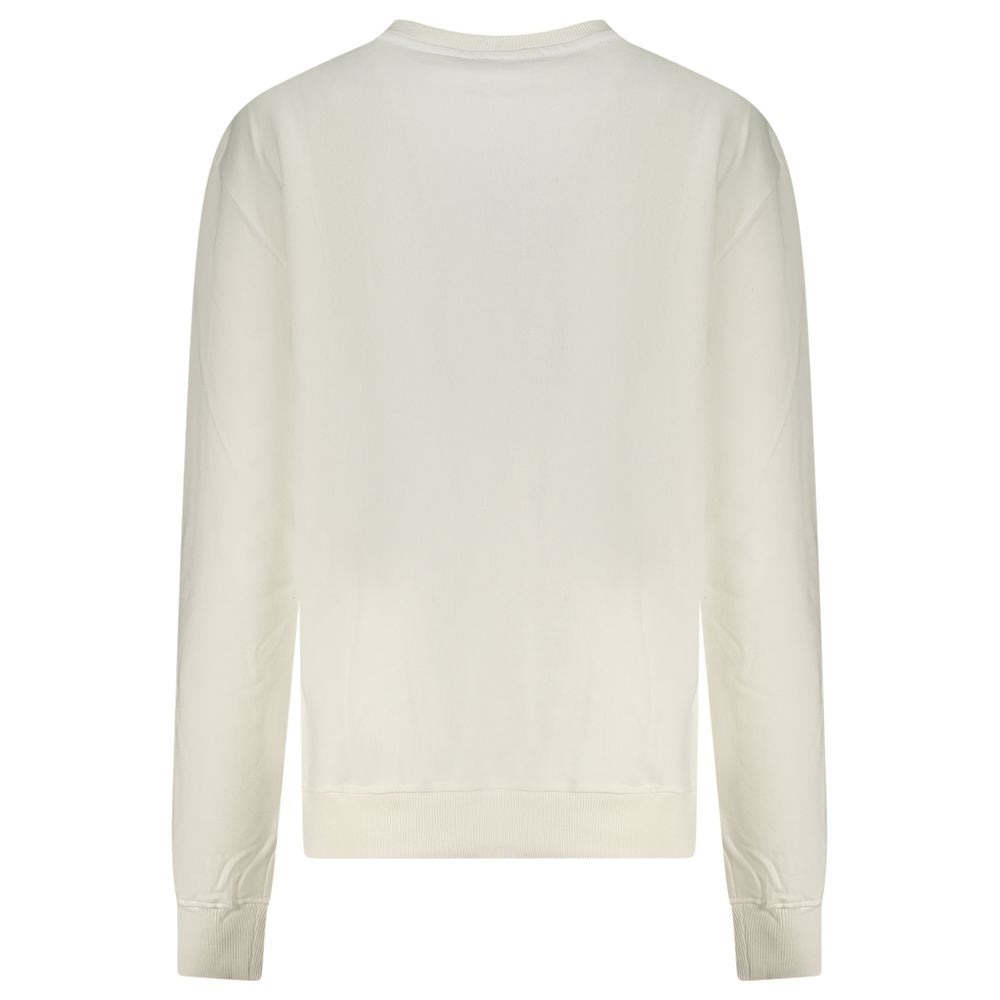 Bianco Cotton Women Sweatshirt
