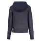Blu Polyester Women Cardigan