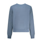 Blue Cotton Women Sweatshirt