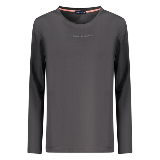 Black Cotton Women T-Shirt