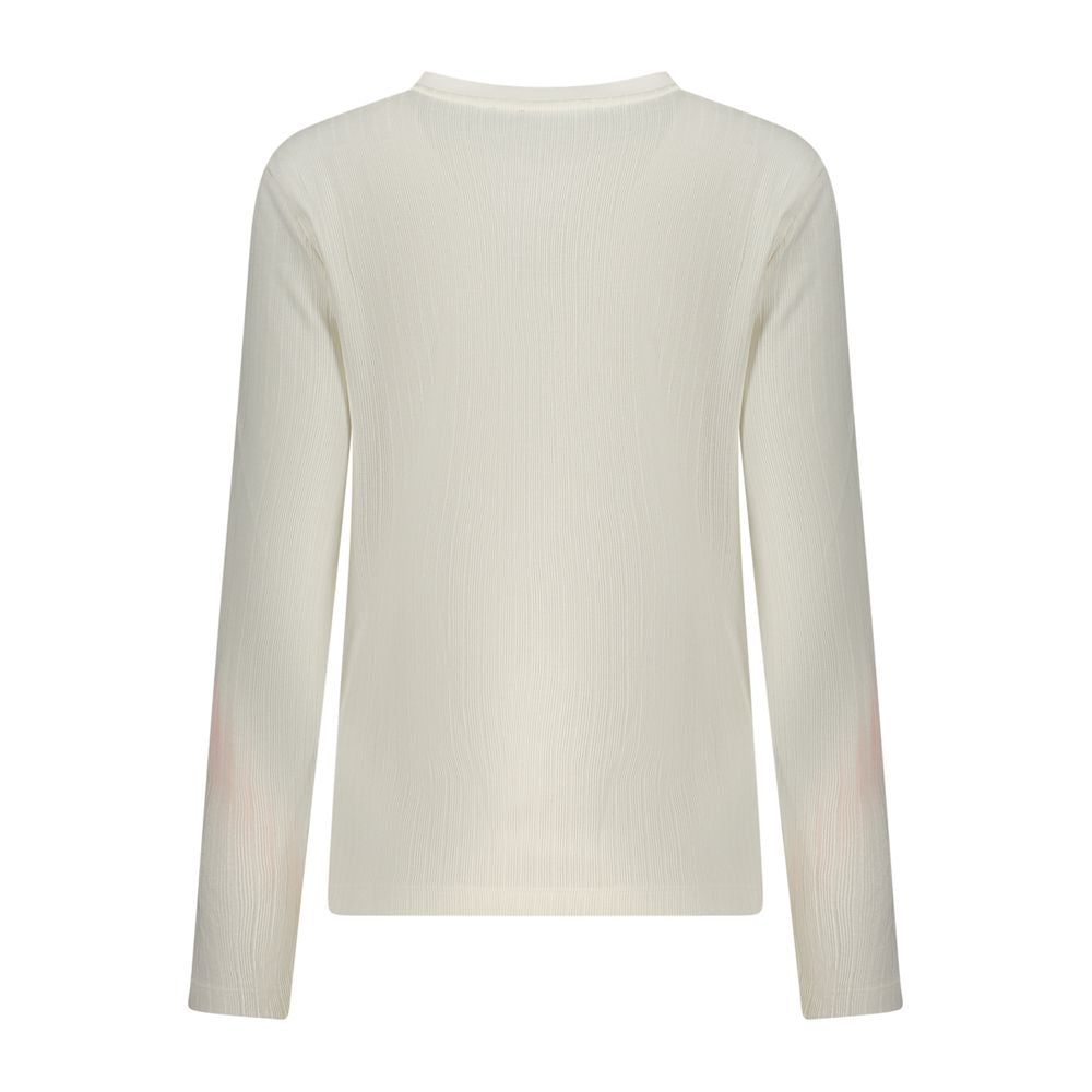 White Polyester Women's Sweater