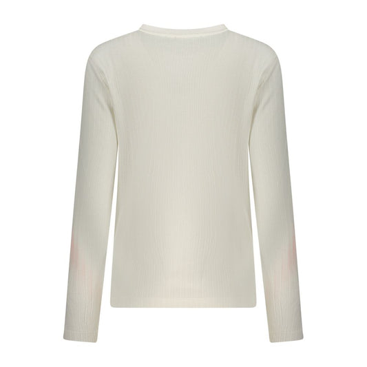 White Polyester Women's Sweater