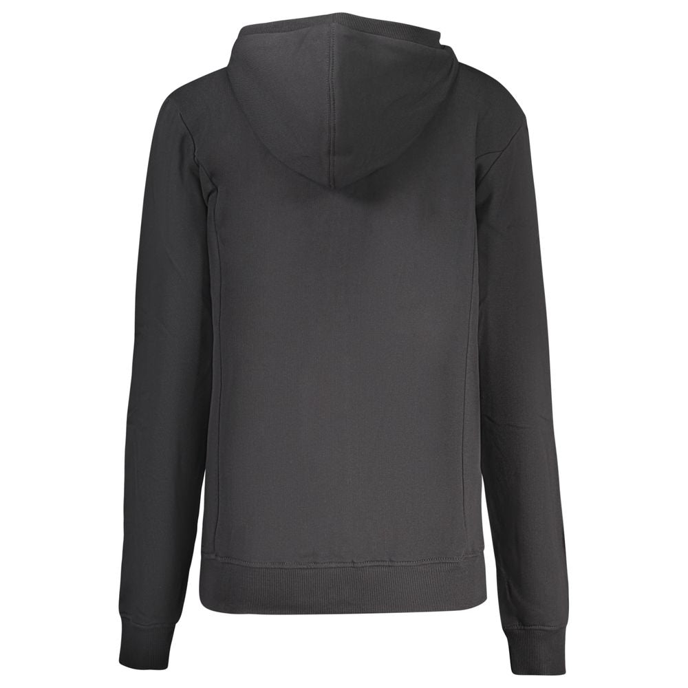 Black Cotton Women's Hoodie