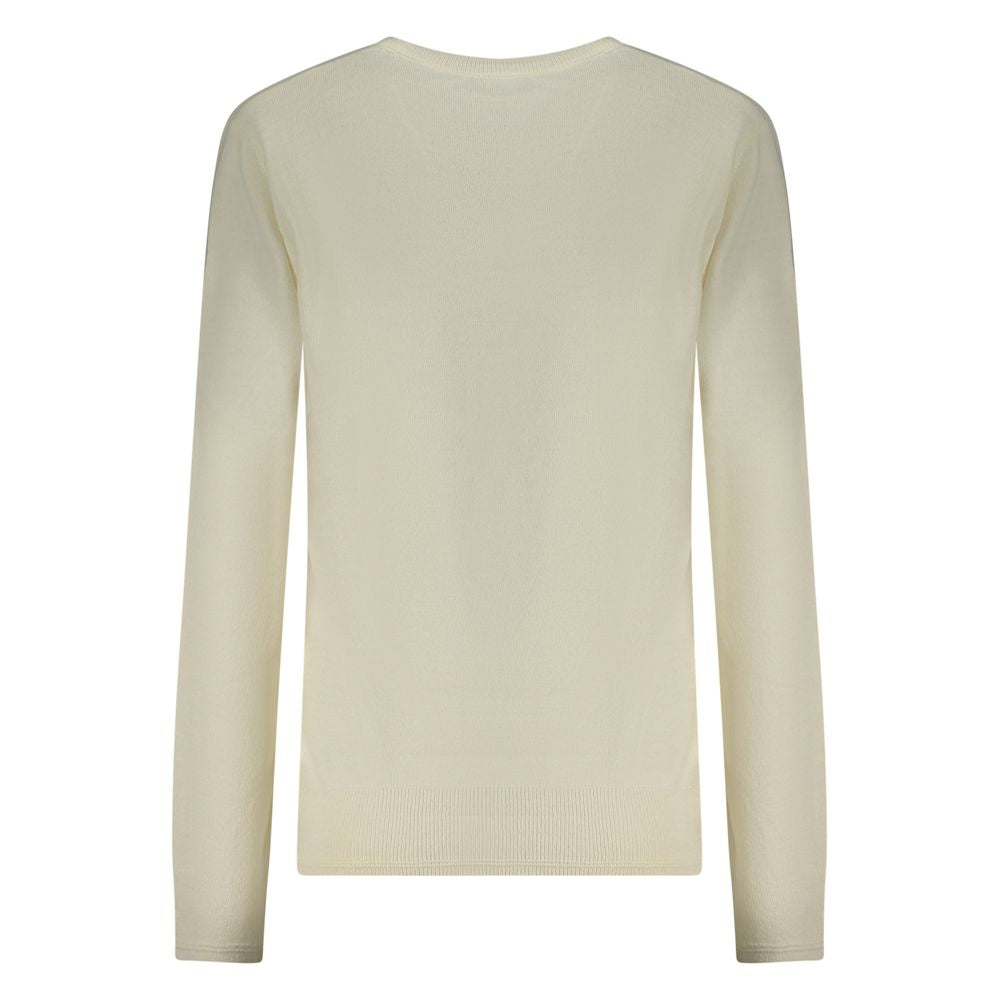 White Poliammide Women's Sweater