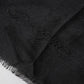 Black Cashmere Knit Neck Wrap Shawl Scarf