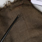 Brown Cashmere Knit Neck Wrap Shawl  Scarf