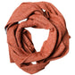 Orange Silk Cashmere Neck Wrap Shawl Scarf