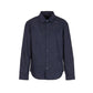 Blue Cotton Dress Shirt