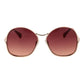 Rose Gold Metal Sunglasses