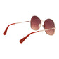 Rose Gold Metal Sunglasses