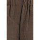 Brown Wool Casual Pants