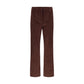 Bordeaux Cotton Cropped Pants