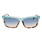 Turquoise Acetate Sunglasses