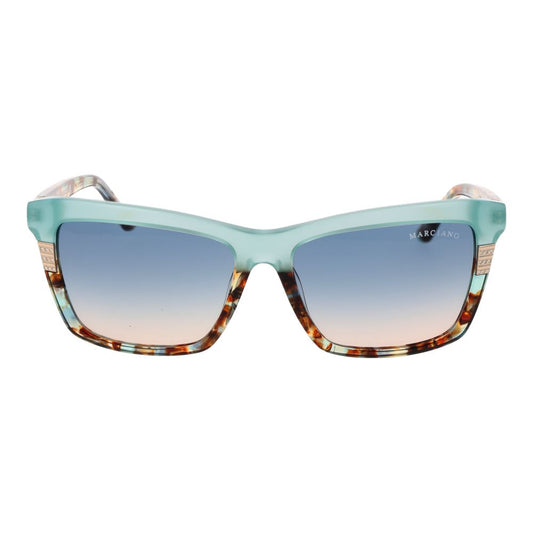 Turquoise Acetate Sunglasses