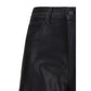 Black Cotton Casual Pants