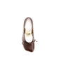 Brown Calf Leather Bos Taurus Ballet Flats
