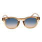 Beige Plastic Sunglasses