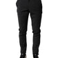 Black Wool Formal Dress Men Trouser Pants